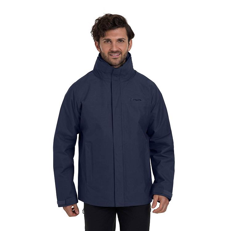 Pánska Bunda 3v1 Berghaus Gore Tex RG Alpha 2.0 Modre Slovensko 9763IAPSX